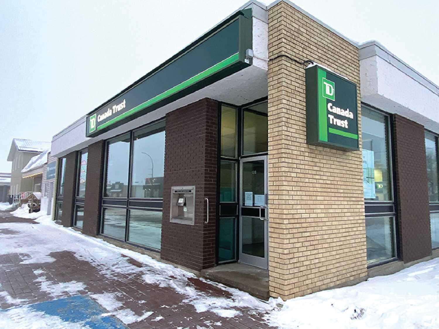 TD bank in Rocanville will be closed as of August 22, 2025.